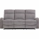 Tuscany Power Reclining Sofa and 2 Recliners in Whiskers Nature Grey Fabric