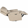 Whitman Power Cordless Reclining Sofa & Recliner Set in Linen Beige Top Grain Leather