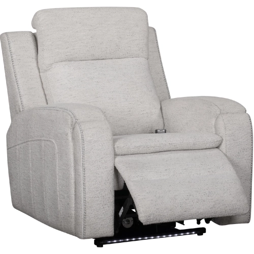 Armstrong Power Recliner w/ Heat, Massage & Auto Glide in Clearwater Sand Fabric