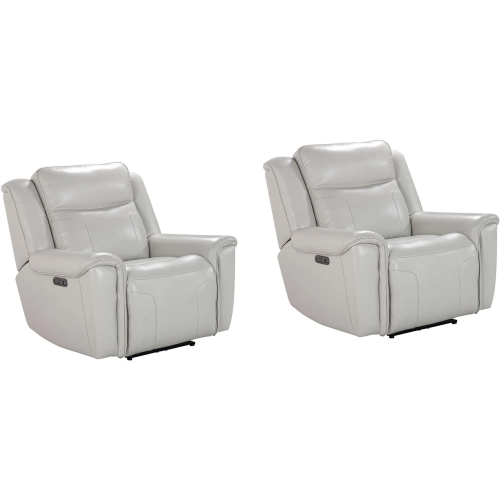 Atlantis Power Zero Gravity Recliner in Whisper Ivory (Set of 2)