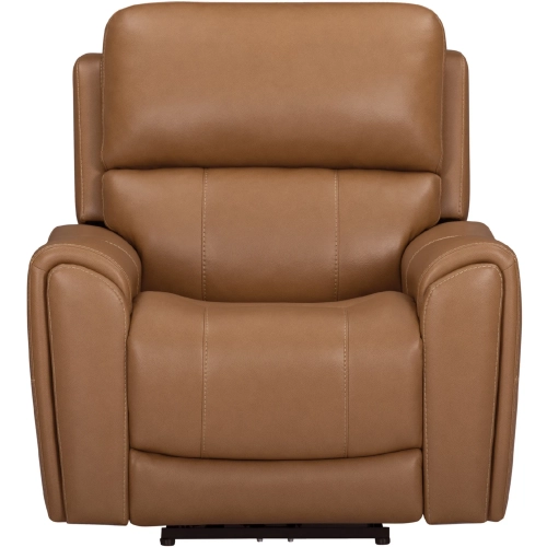 Hancock Zero Gravity Power Recliner in Apple Cider Brown Leatherette