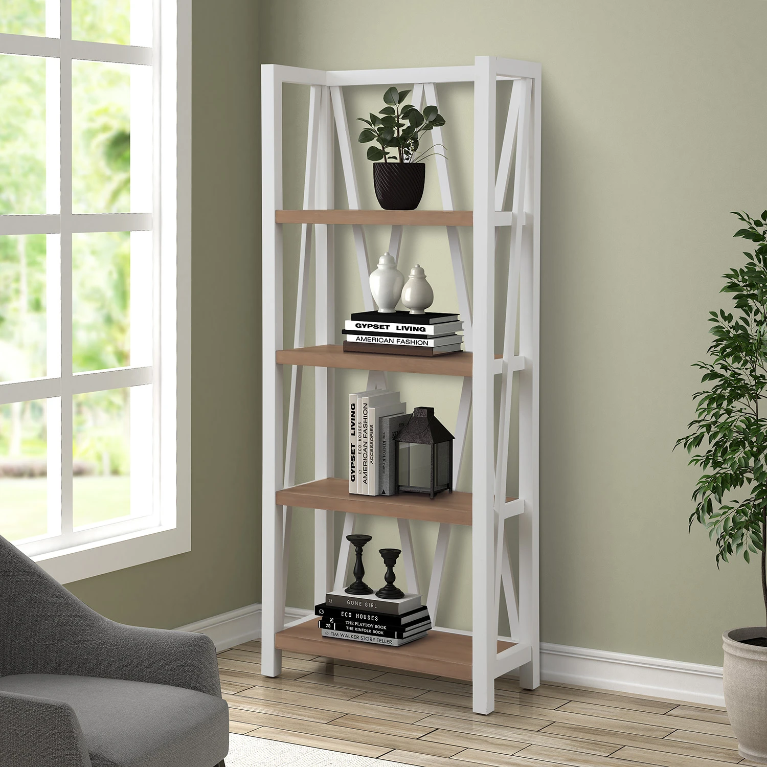 Parker House Americana Etagere Bookcase - Thumbnail 3