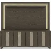 Ascent 90" 3 Piece Entertainment Center in Dark Chocolate Brown Wood