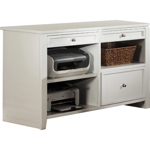 Boca 47" Credenza in Cottage White Wood