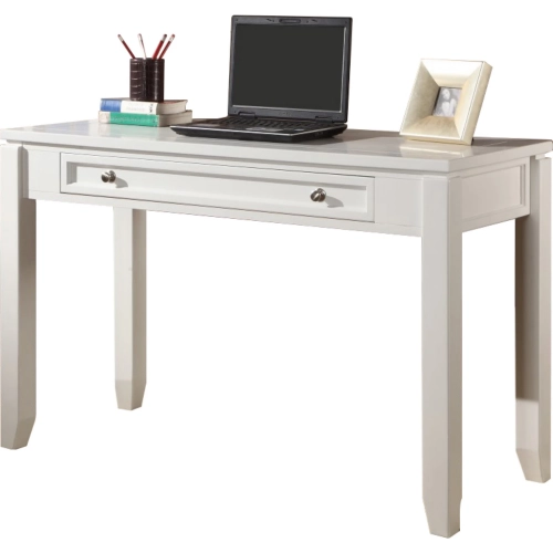 Boca 47" Writing Desk in Cottage White Wood