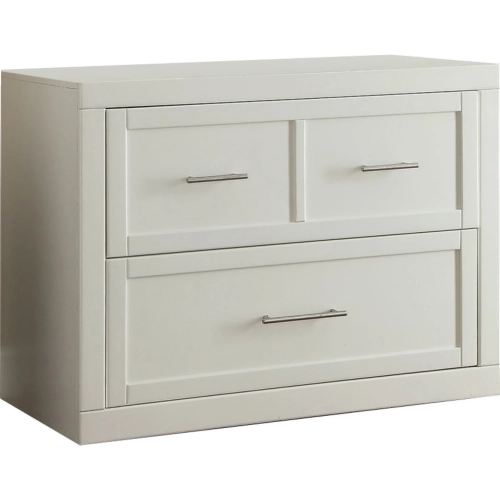 Catalina 40" Lateral File Cabinet in Cottage White Wood