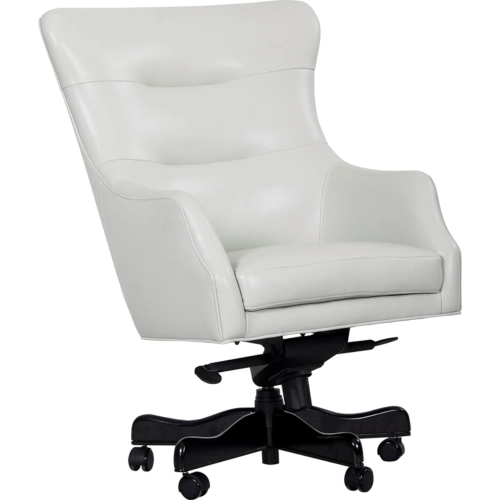 DC122 Office Chair in Alabaster Top Grain Leather & Match