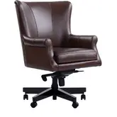 DC129 Office Chair in Verona Brown Top Grain Leather & Match