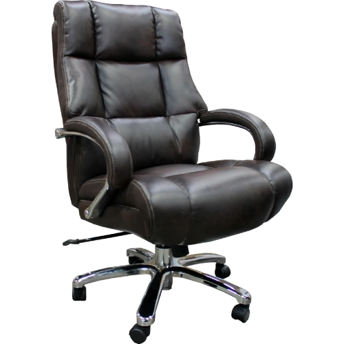 DC300 Heavy Duty Desk Office Chair in Cafe Brown Fabric