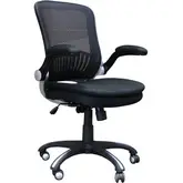 DC301 Desk Office Chair in Black Fabric