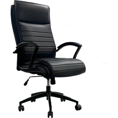 DC370 Office Chair in Black Top Grain Leather