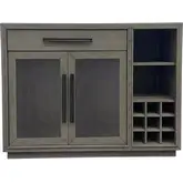 Pure Modern Server in Moonstone Grey Wood