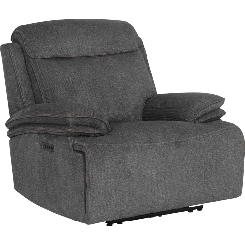 Alpine Power Zero Gravity Recliner in Airy Midnight Grey Fabric