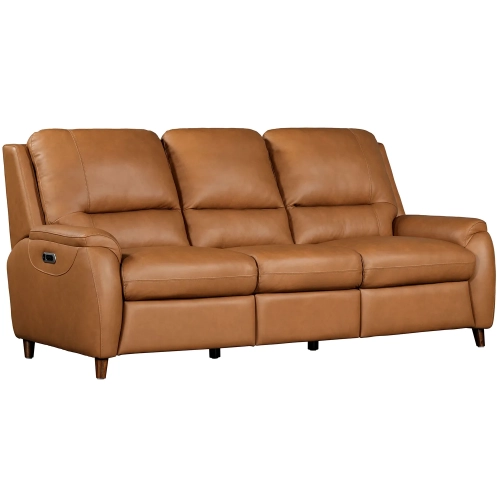 Austin Power Sofa in Caramel Cream Top Grain Leather
