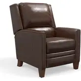 Connor Cordless Power High Leg Recliner with Power by FreeMotion in Brown Top Grain Leather