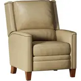 Connor Cordless Power High Leg Recliner with Power by FreeMotion in Latte Brown Top Grain Leather