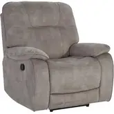 Cooper Manual Glider Recliner in Shadow Natural Fabric