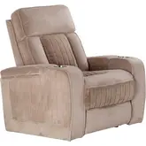 Equinox Power Recliner in Mushroom Tan Fabric