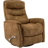 Gemini Manual Swivel Glider Recliner in Autumn Fabric