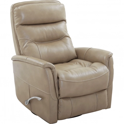Gemini Manual Swivel Glider Recliner in Linen Leatherette