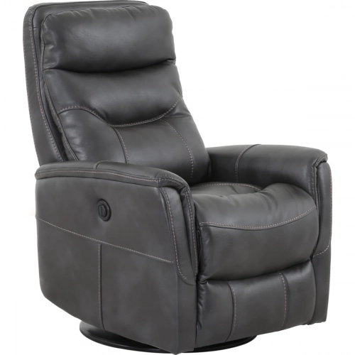 Gemini Anywhere Power Swivel Recliner in Flint Leatherette