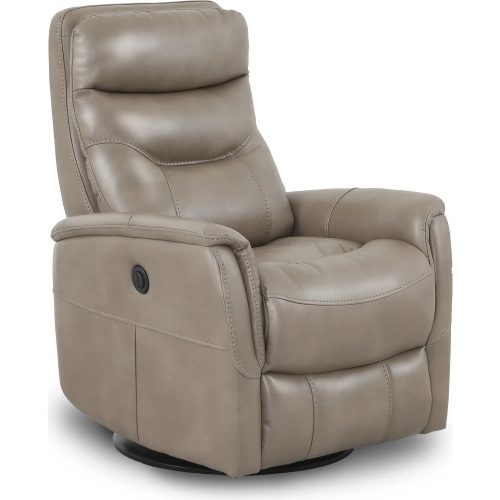 Gemini Anywhere Power Swivel Recliner in Linen Leatherette