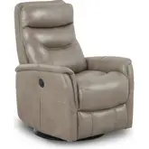Gemini Anywhere Power Swivel Recliner in Linen Leatherette