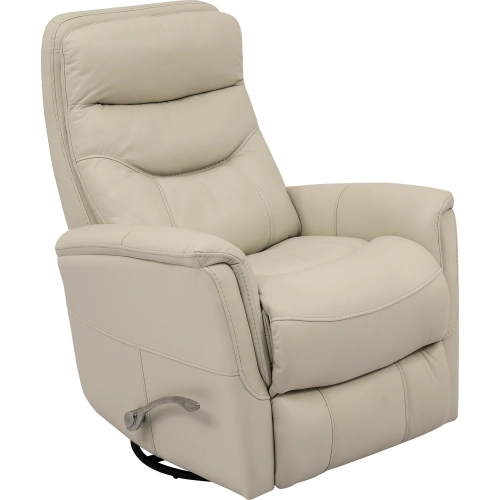 Gemini Power Lift Recliner with Articulating Headrest in Ivory Beige Eco Leather