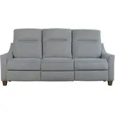 Madison Freemotion Power Cordless Sofa in Marine Blue Fabric