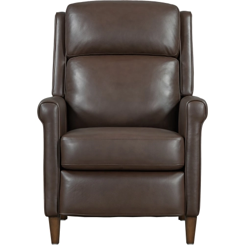 Northfield Manual Recliner in Walnut Whirl Brown Top Grain Leather