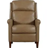 Northfield Power Cordless High Leg Recliner Power by FreeMotion in Lotus Cream Tan Leather