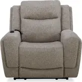Penfield Power Zero Gravity Recliner with Heat & Massage in Frappe Brown Fabric