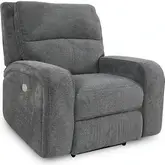 Polaris Power Recliner in Bizmark Grey Fabric