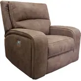 Polaris Power Recliner in Kahlua Brown Fabric