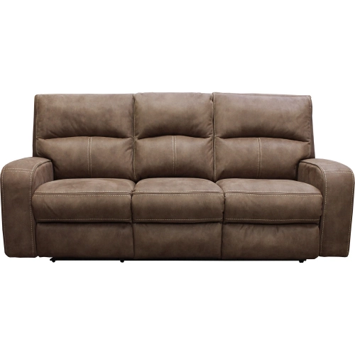 Polaris Power Sofa in Kahlua Brown Fabric