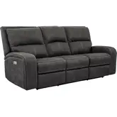 Polaris Power Sofa in Slate Grey Fabric
