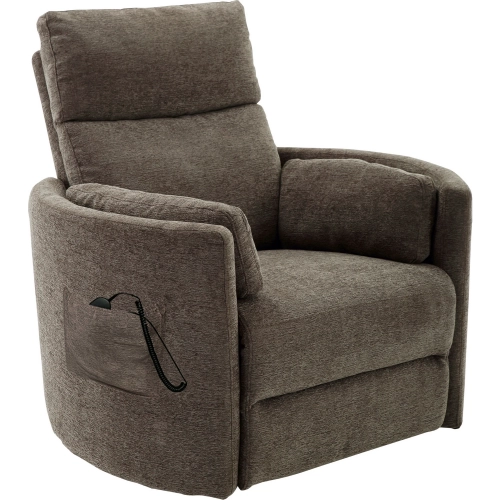 Radius Power Lift Recliner in Krypton Brown Fabric