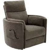 Radius Power Lift Recliner in Krypton Brown Fabric
