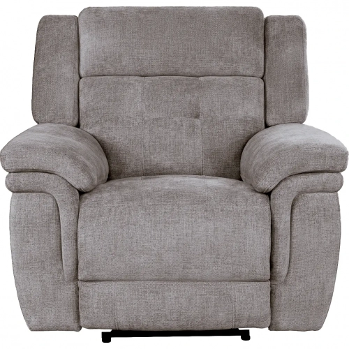 Richland Power Recliner in Bristol Grey Fabric