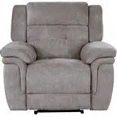 Richland Power Recliner in Bristol Grey Fabric