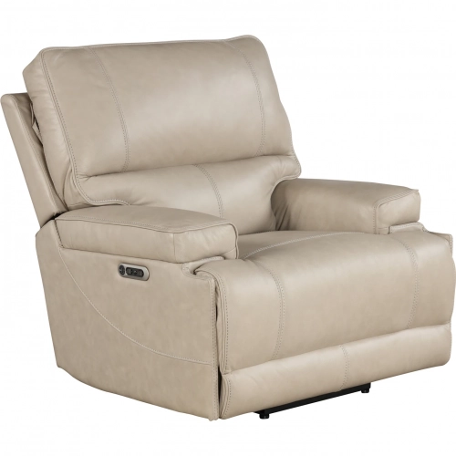 Whitman FreeMotion Power Cordless Recliner in Coffee Top Grain Leather