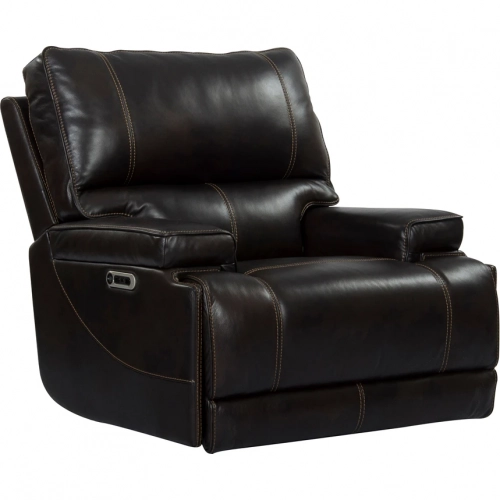 Whitman FreeMotion Power Cordless Recliner in Linen Top Grain Leather