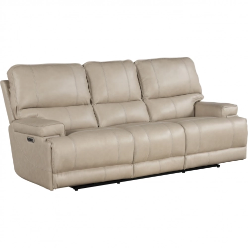 Whitman FreeMotion Power Cordless Sofa in Coffee Top Grain Leather