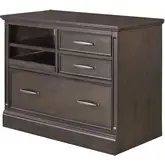 Shoreham File Cabinet Medium Roast Brown Wood