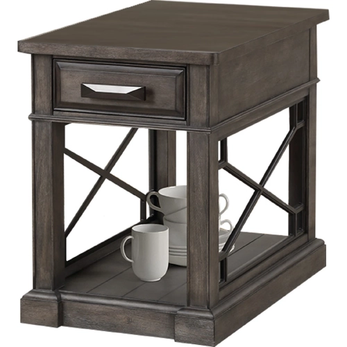 Sundance Side Table in Smokey Grey Finish