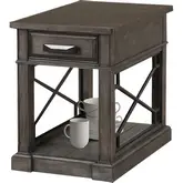 Sundance Side Table in Smokey Grey Finish
