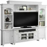 Tidewater 4 Piece 102" Entertainment Wall in Vintage White