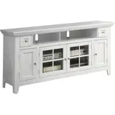 Tidewater 62" TV Stand Console in Vintage White