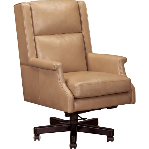 Office Chair in Renaissance Clay Brown Top Grain Leather