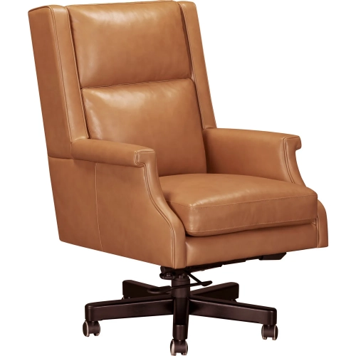 Office Chair in Renaissance Cayanne Tan Top Grain Leather